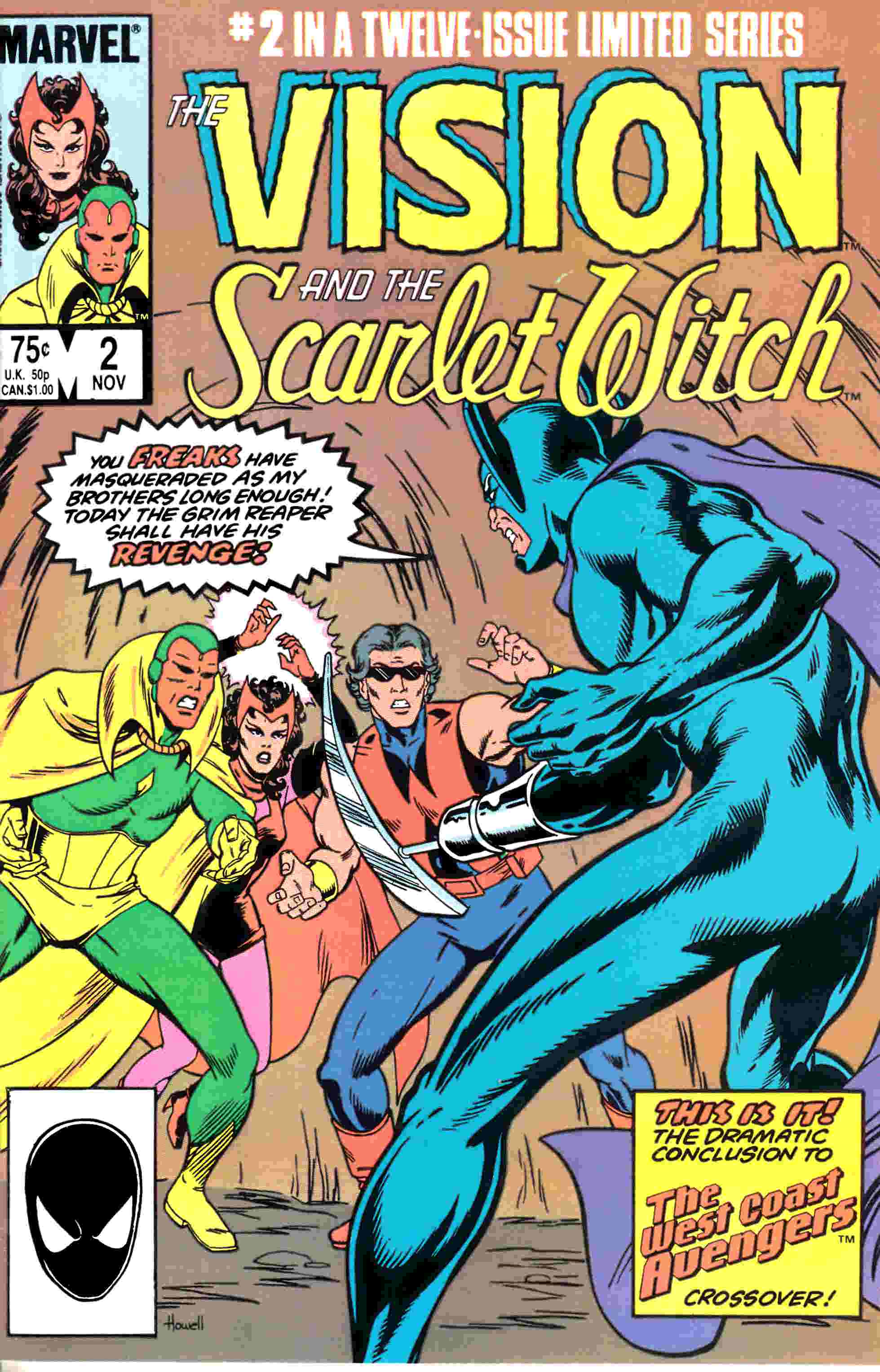 Vision and the Scarlet Witch #2 Fine (6.0) [Marvel Comic] LARGE