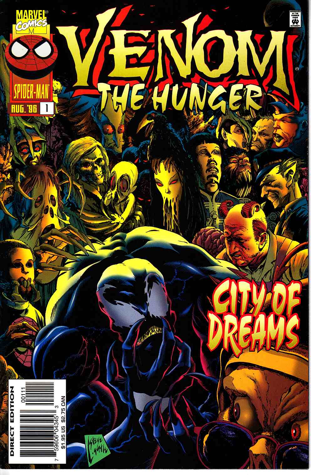 Venom The Hunger #1 Near Mint (9.4) [Marvel Comic] LARGE