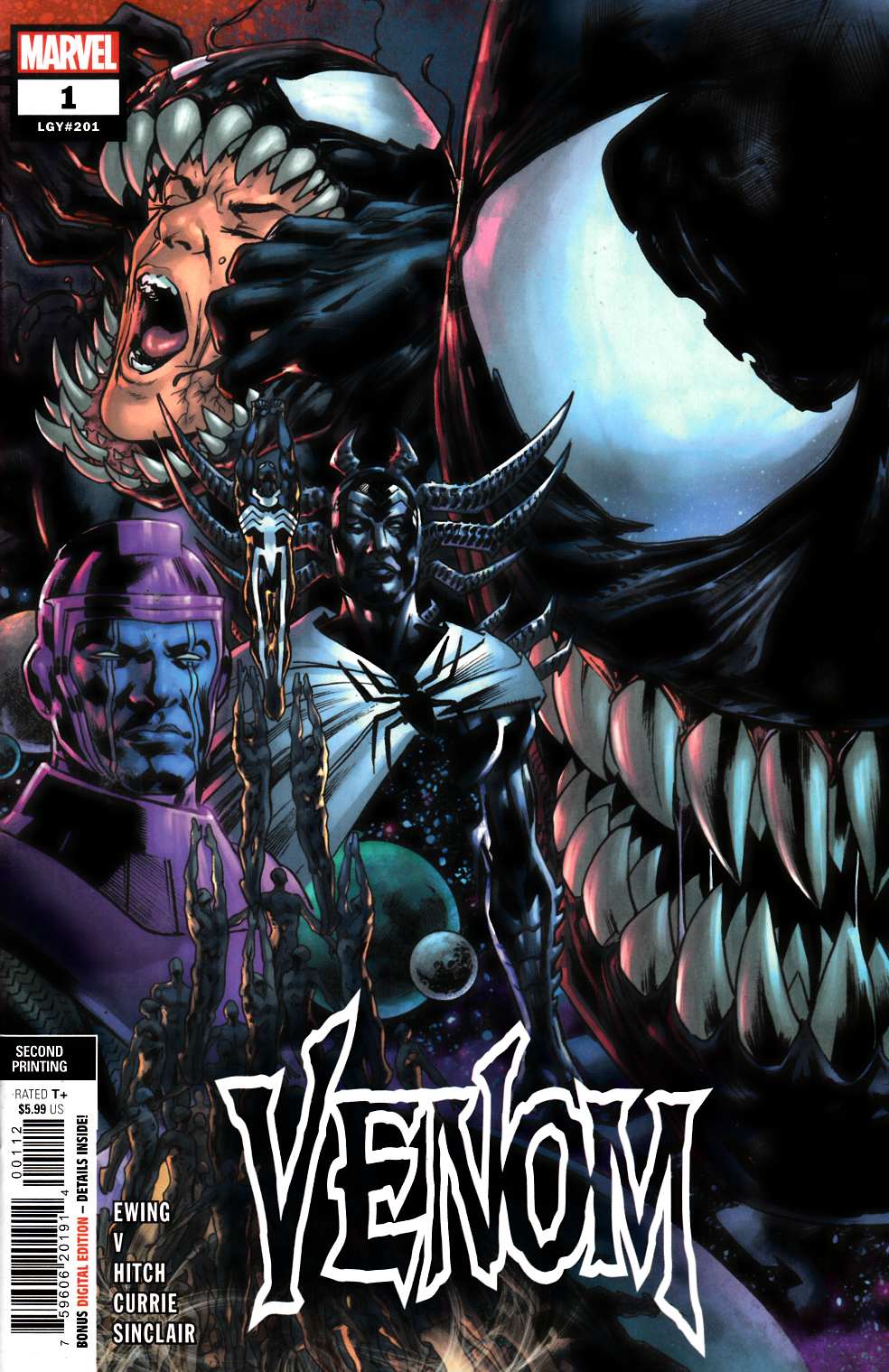 Venom #1 Second Printing Near Mint (9.4) [Marvel Comic] THUMBNAIL