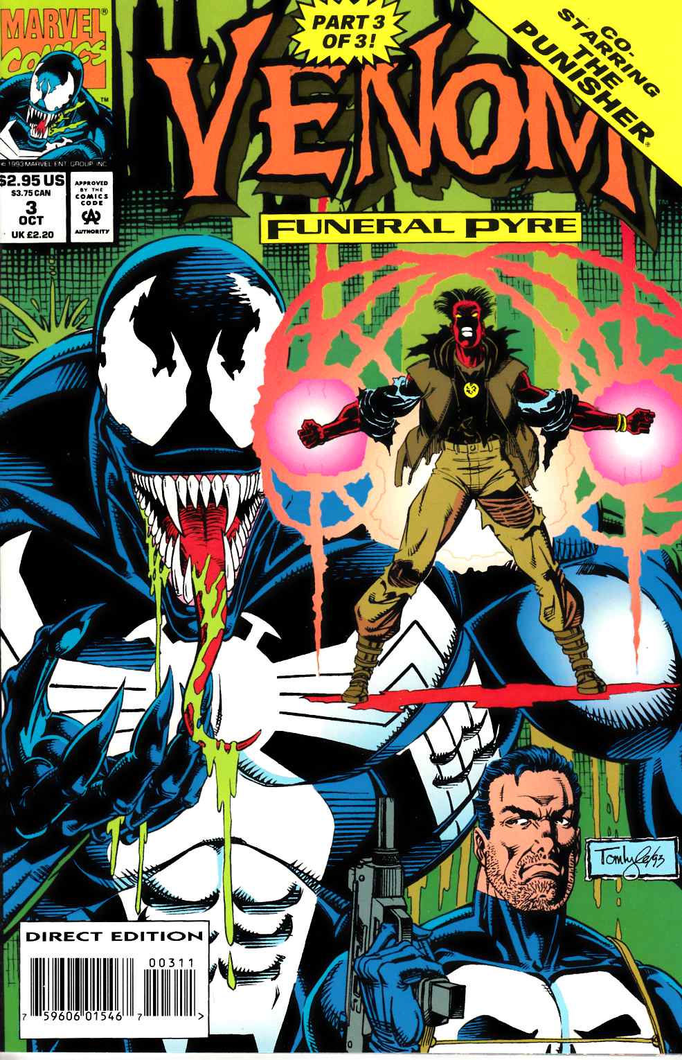 Venom Funeral Pyre #3 Near Mint (9.4) [Marvel Comic] LARGE