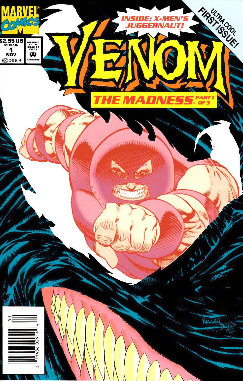Venom The Madness #1 Newsstand Edition Very Fine Plus (8.5) [Marvel Comic] THUMBNAIL
