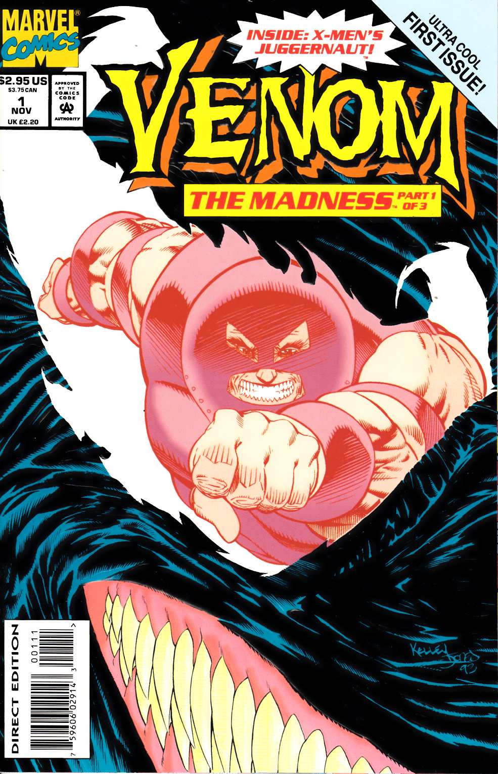 Venom the Madness #1 Near Mint (9.4) [Marvel Comic] LARGE