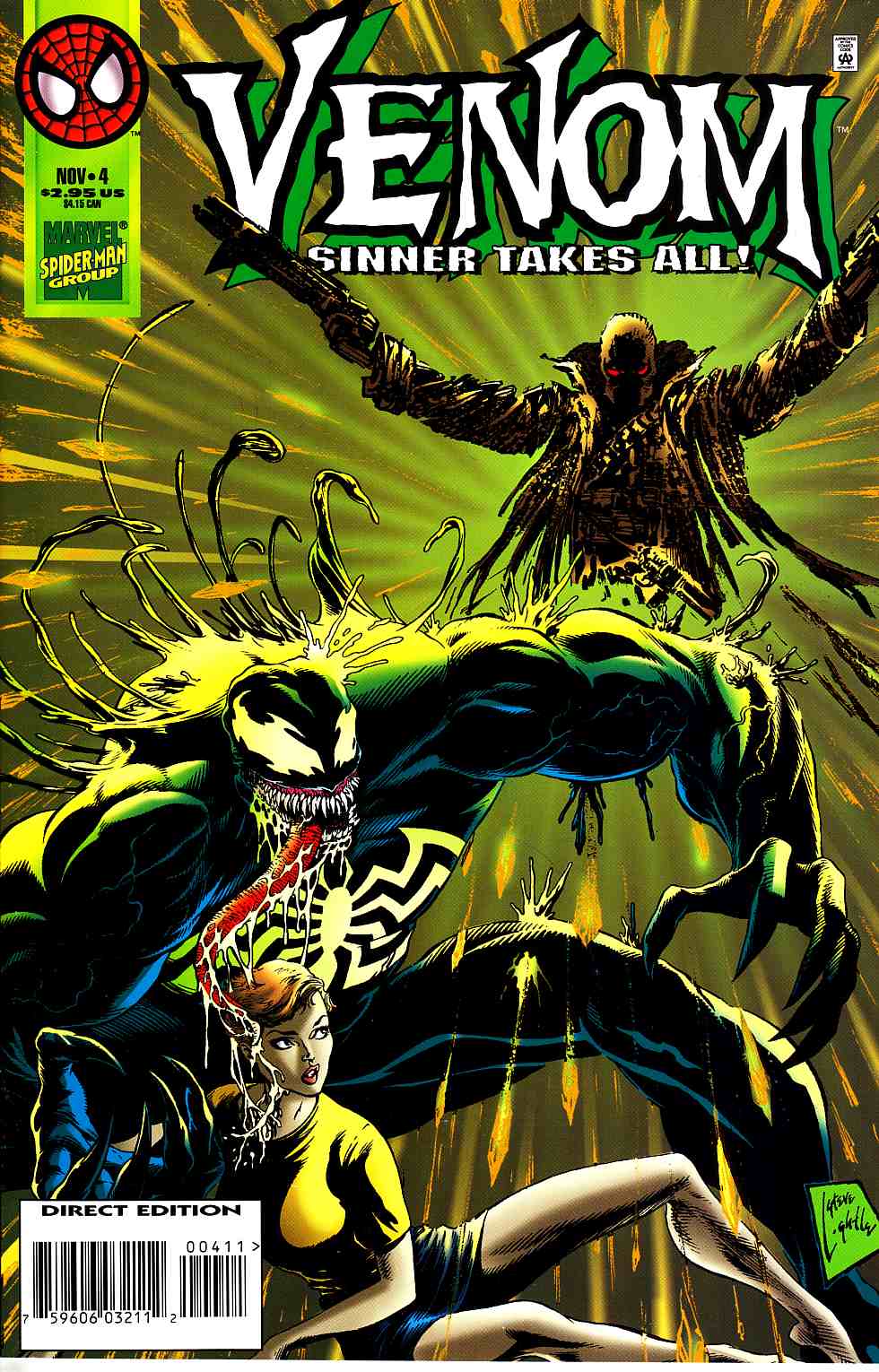 Venom Sinner Takes All #4 Very Fine (8.0) [Marvel Comic] THUMBNAIL