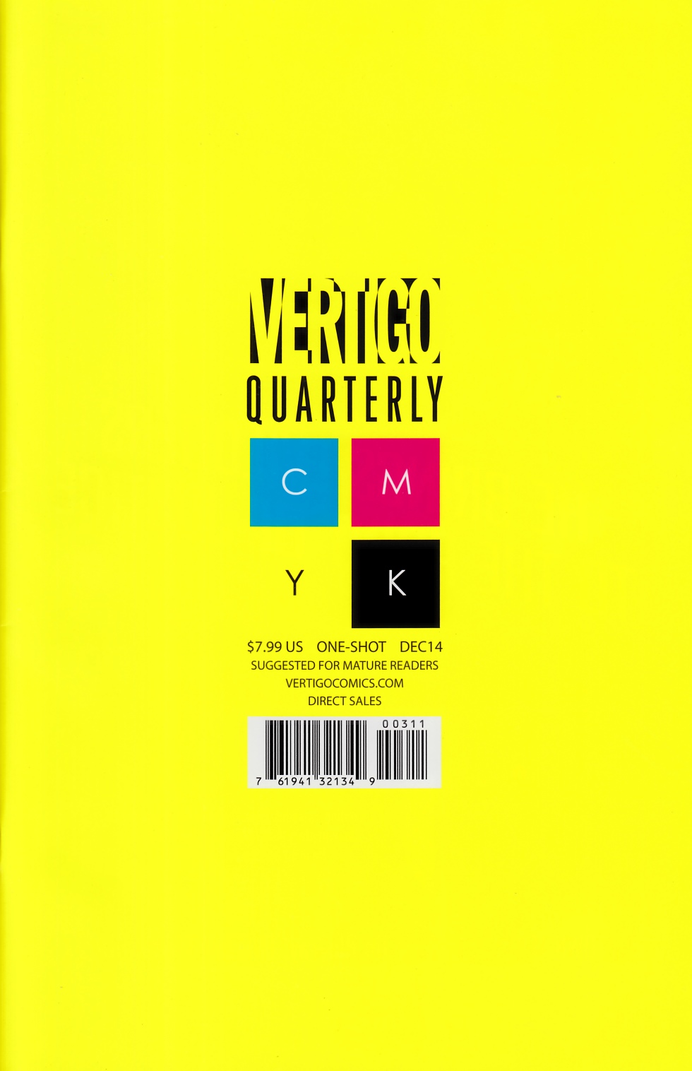 Vertigo Quarterly #3 Yellow Very Fine (8.0) [DC Comic] THUMBNAIL