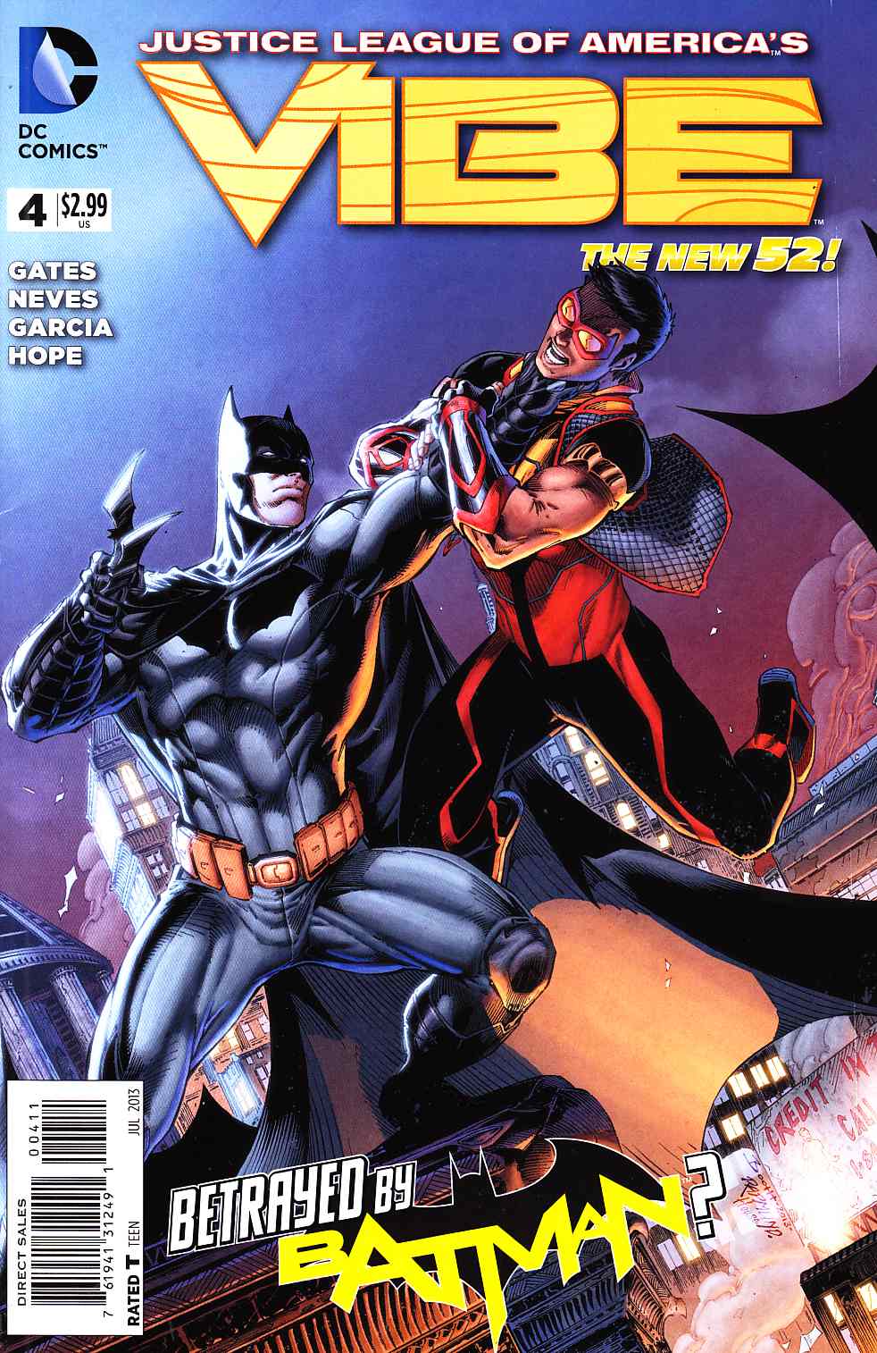 Justice League of Americas Vibe #4 [DC Comic] LARGE