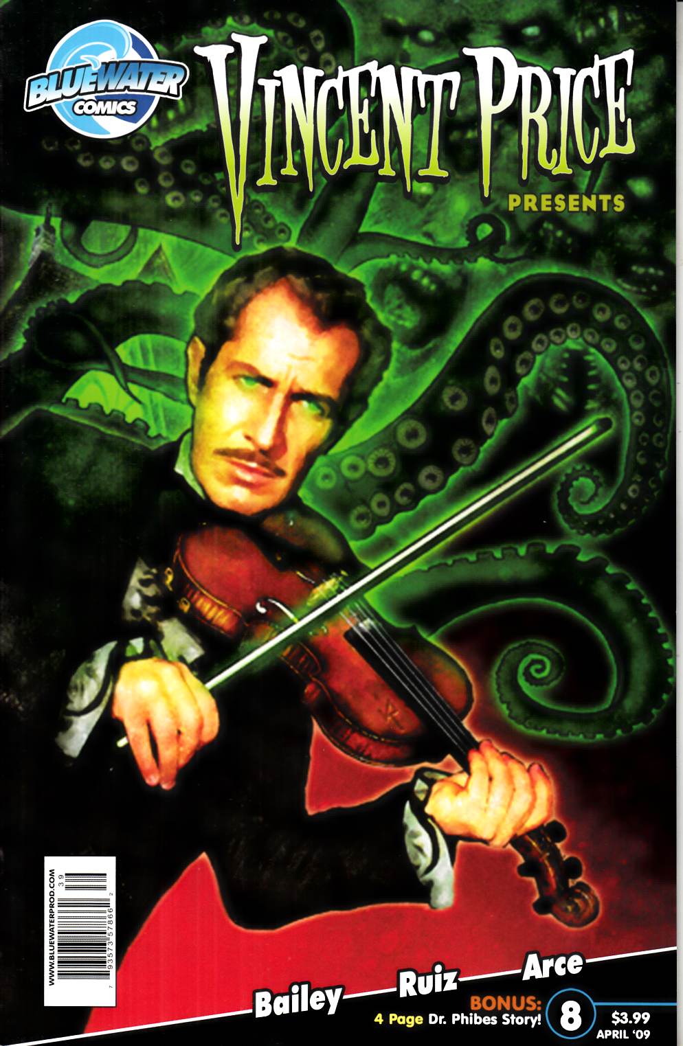 Vincent Price Presents #8 Near Mint (9.4) [Bluewater Comic] LARGE