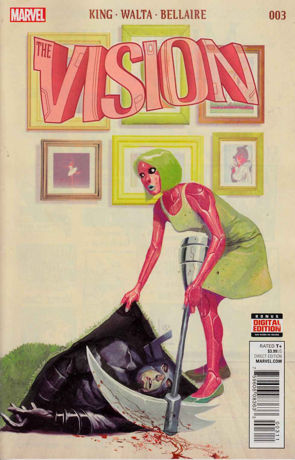 Vision #3 Near Mint (9.4) [Marvel Comic] THUMBNAIL