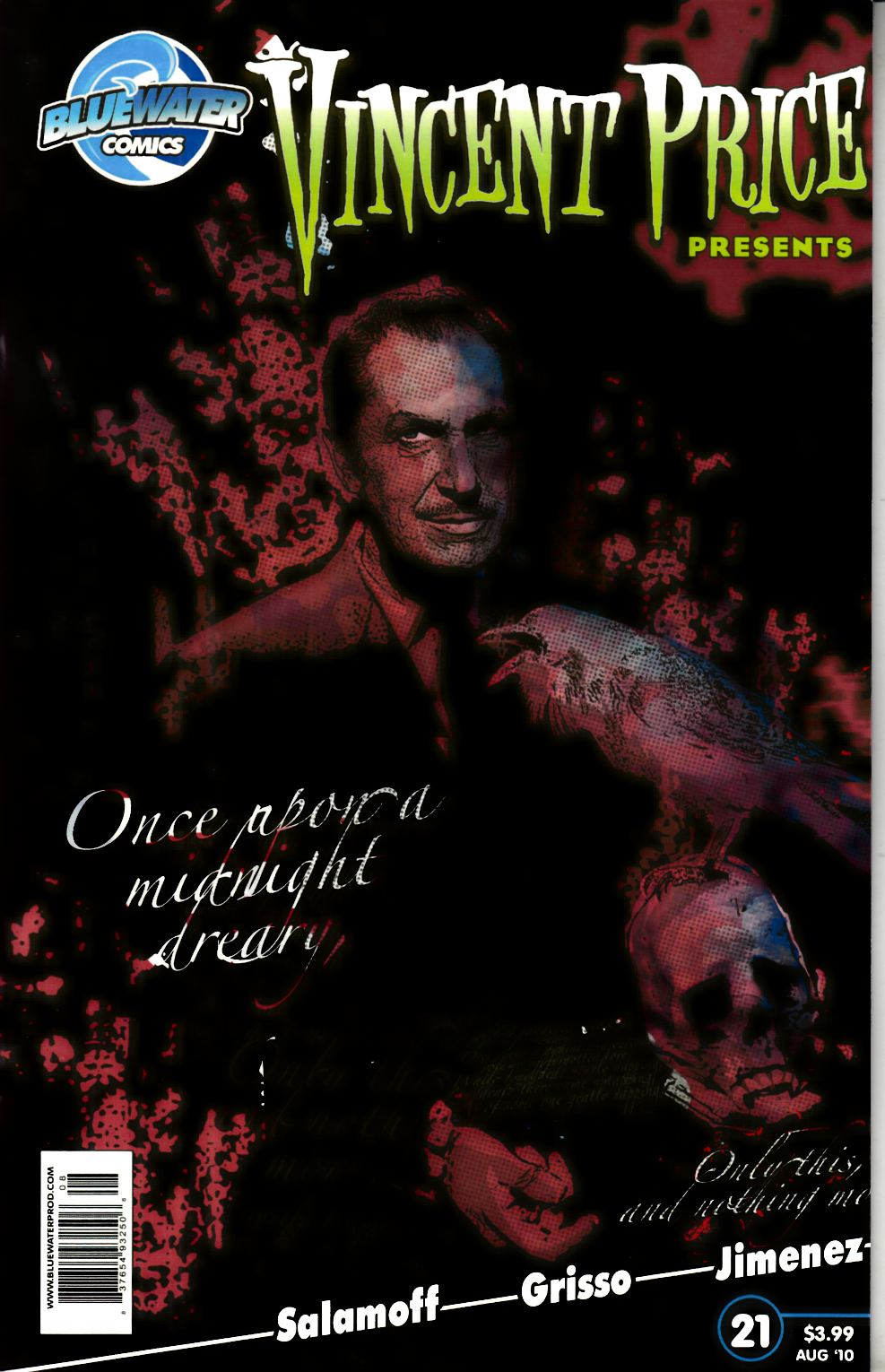 Vincent Price Presents #21 Near Mint (9.4) [Bluewater Comic] THUMBNAIL