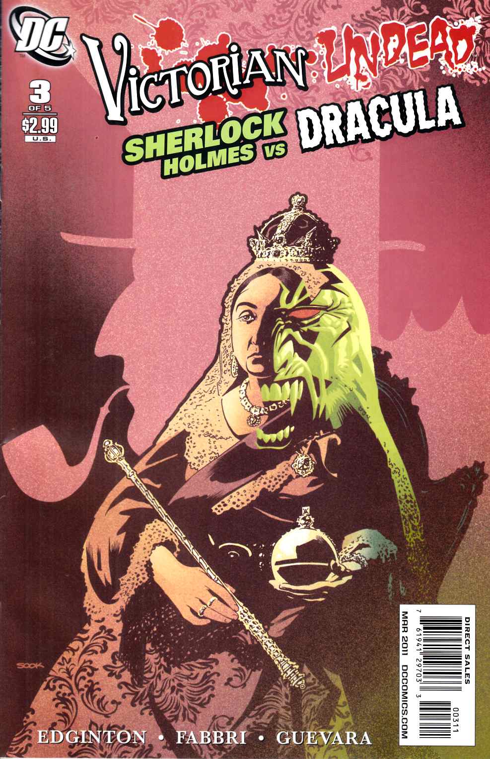 Victorian Undead II Holmes vs Dracula #3 Very Fine (8.0) [DC Comic] LARGE