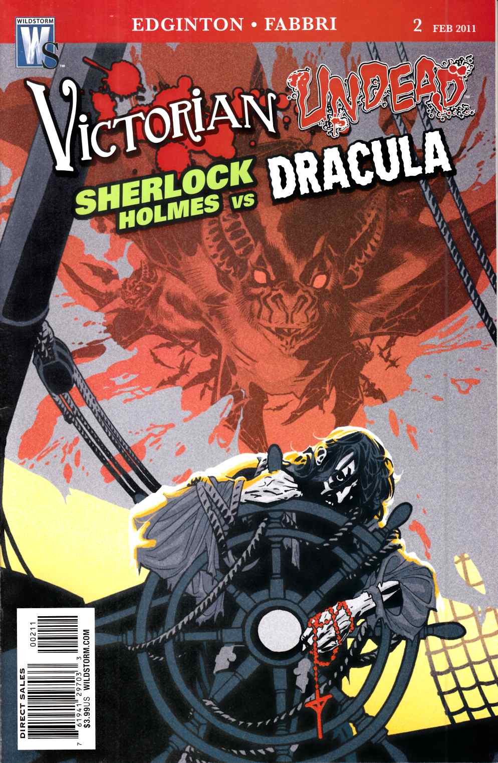 Victorian Undead II Holmes vs Dracula #2 Very Fine (8.0) [DC Comic] LARGE
