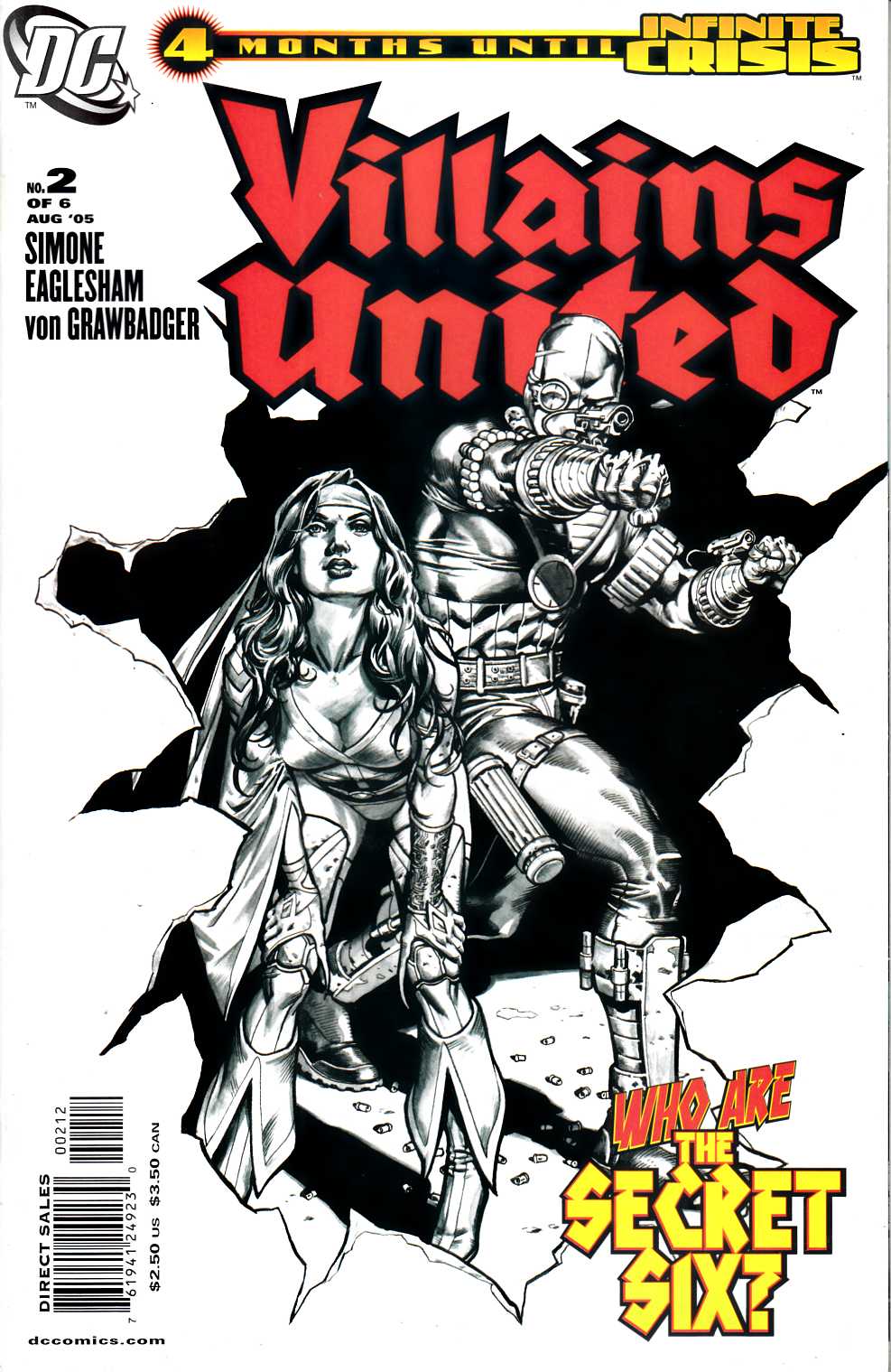 Villains United #2 Second Printing Very Fine (8.0) [DC Comic] LARGE