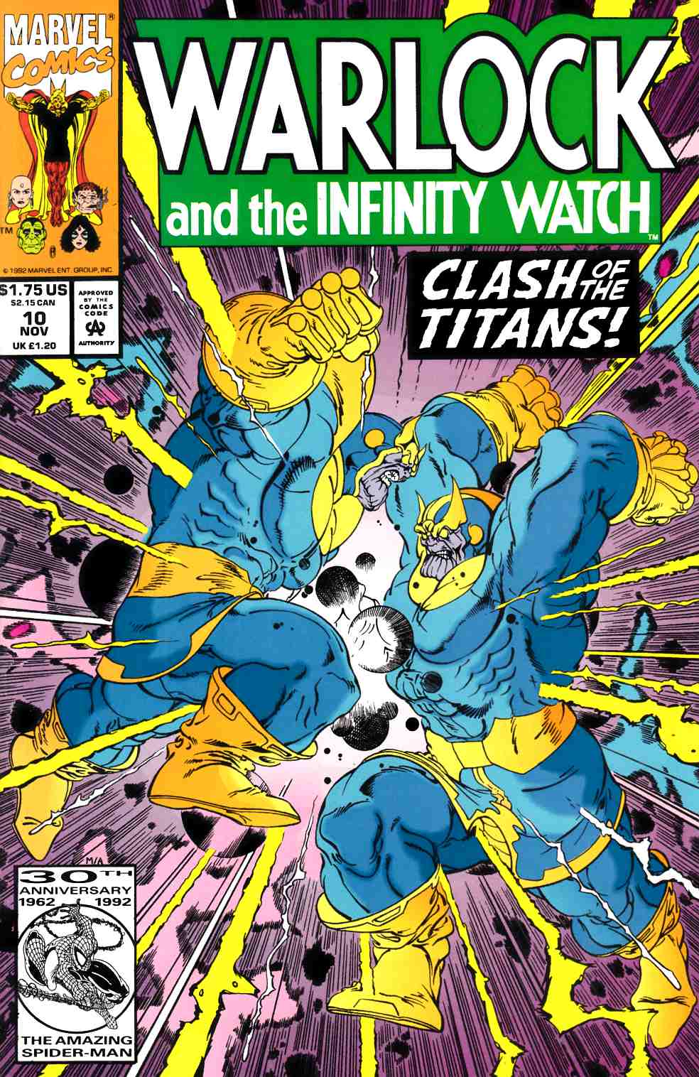 Warlock and the Infinity Watch #10 Near Mint (9.4) [Marvel Comic] THUMBNAIL