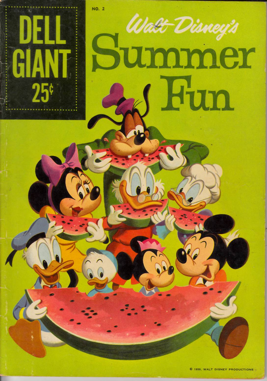 Dell Giant Summer Fun #2 Good/Very Good (3.0) [Dell Comic] LARGE