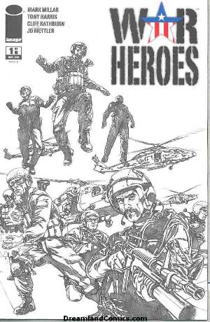 War heroes #1 (1:25 harris bw variant) LARGE