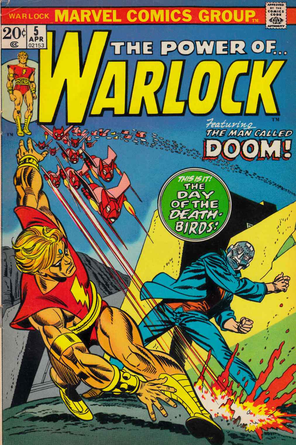 Warlock #5 Very Good Plus (4.5) [Marvel Comic] LARGE