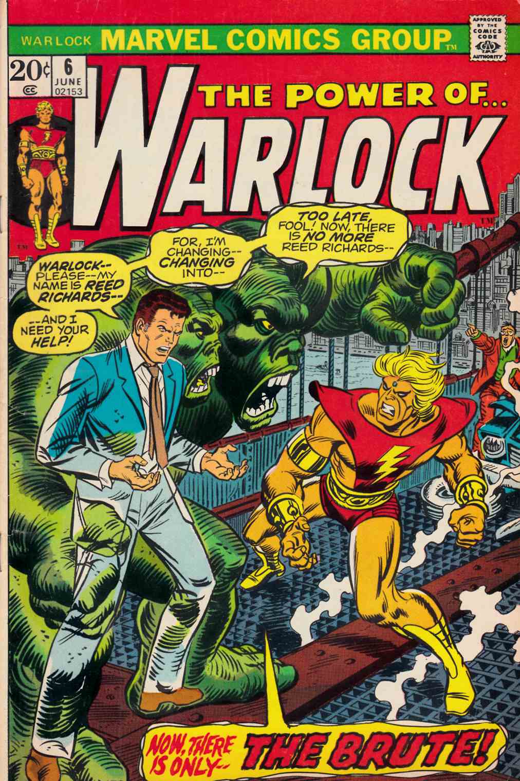 Warlock #6 Very Good Plus (4.5) [Marvel Comic] THUMBNAIL