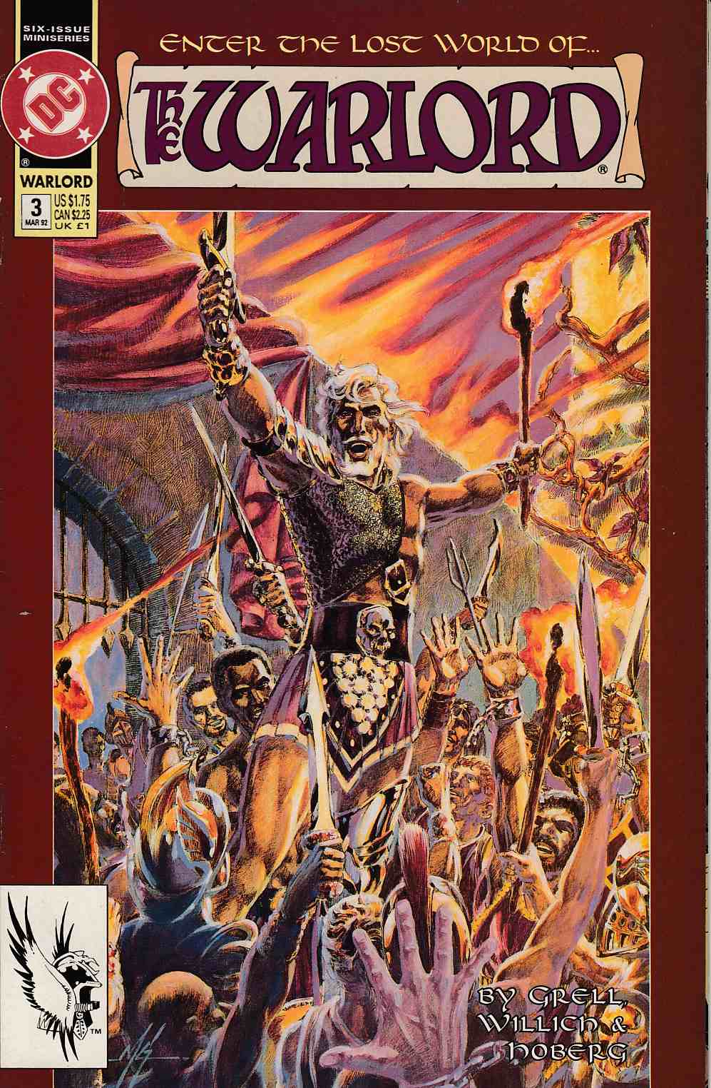 Warlord #3 Near Mint (9.4) [DC Comic] LARGE