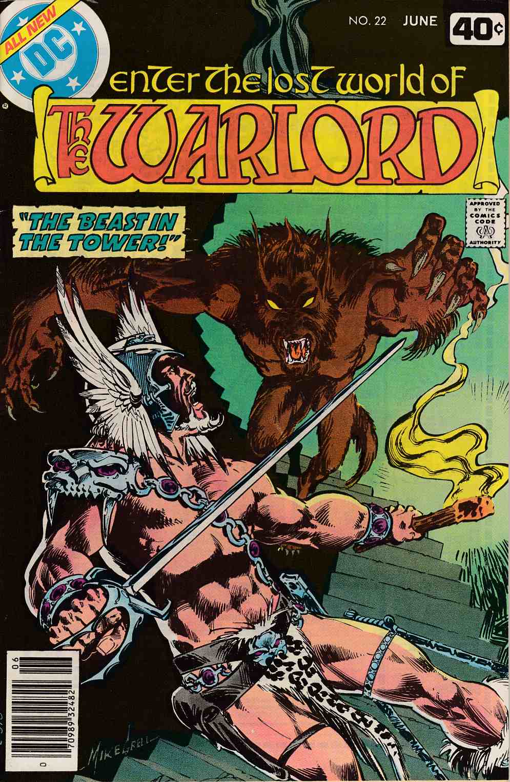 Warlord #22 Very Fine Minus (7.5) [DC Comic] THUMBNAIL