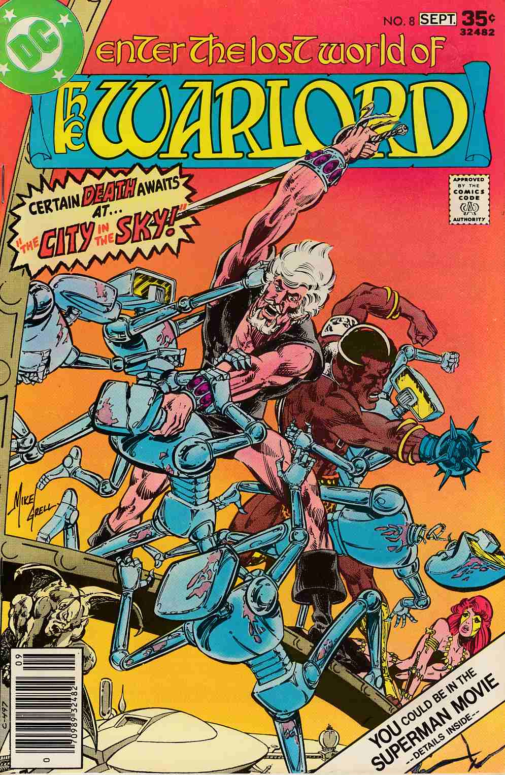 Warlord #8 Fine/Very Fine (7.0) [DC Comic] LARGE