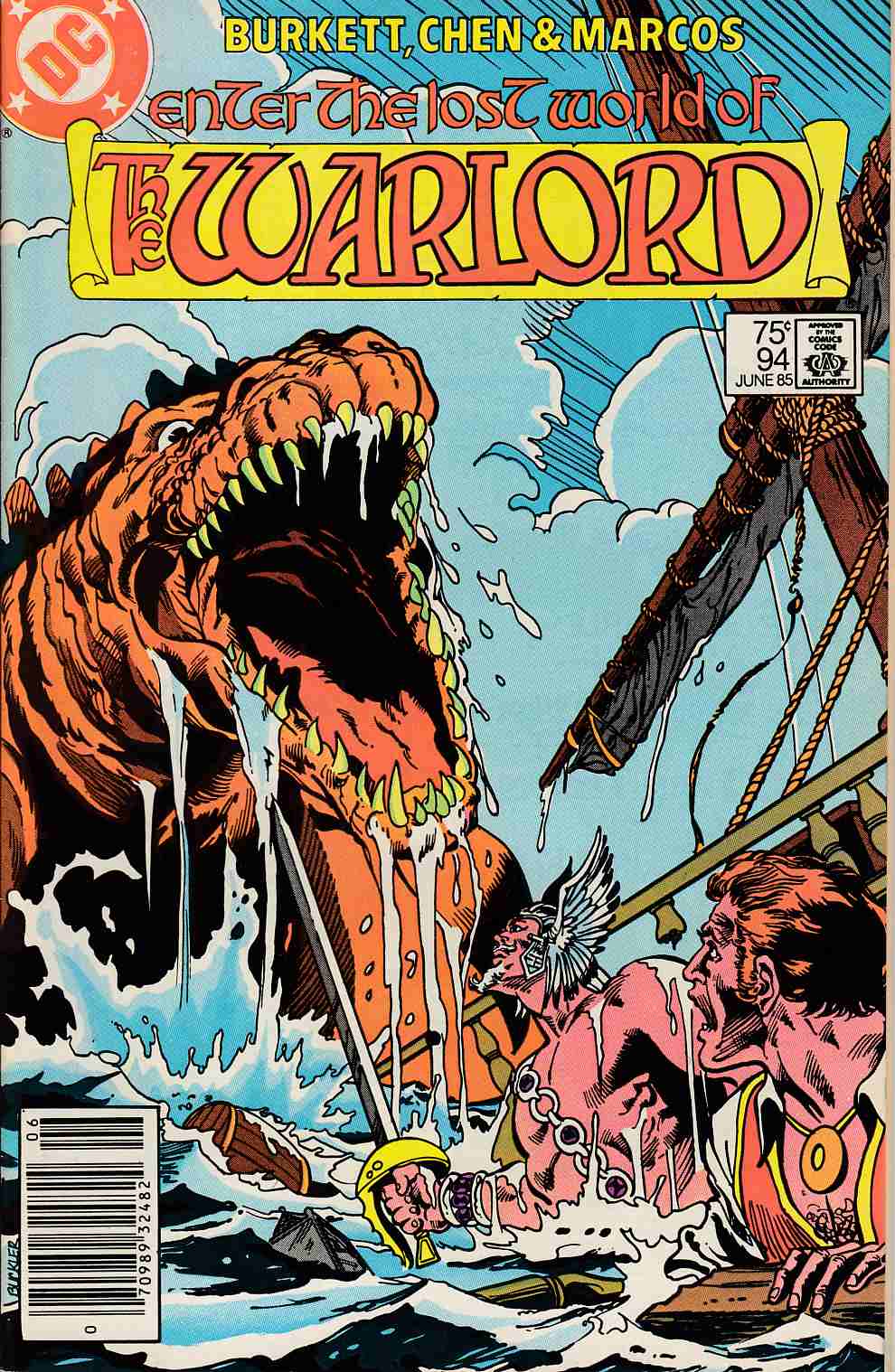 DC COMICS 1982 VF NEWSSTAND EDITION WARLORD #54 1976 SERIES DC COMICS 1982 VF NEWSSTAND EDITION WARLORD #54 1976 SERIES
