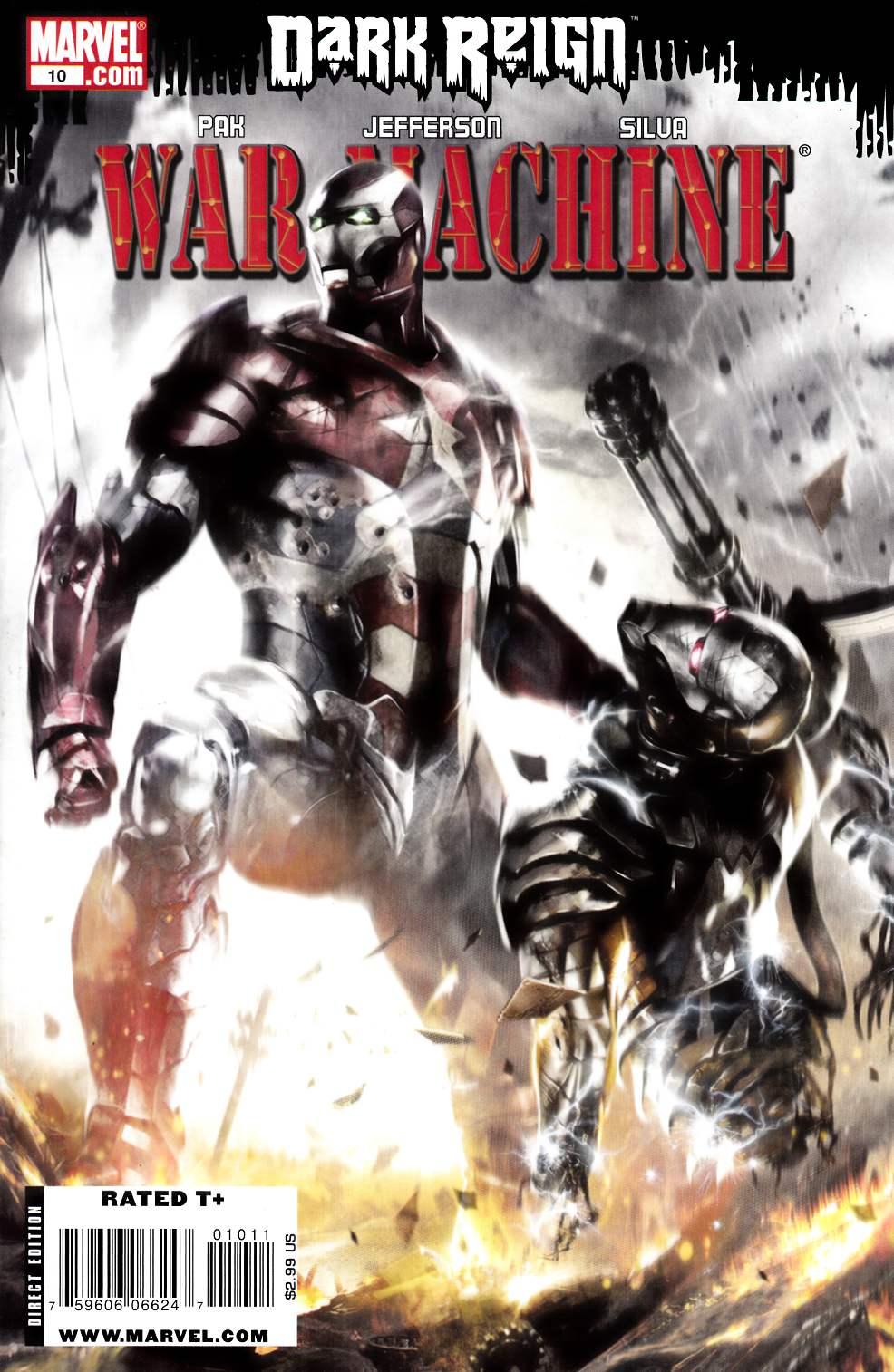 War Machine #10 Near Mint Minus (9.2) [Marvel Comic] THUMBNAIL
