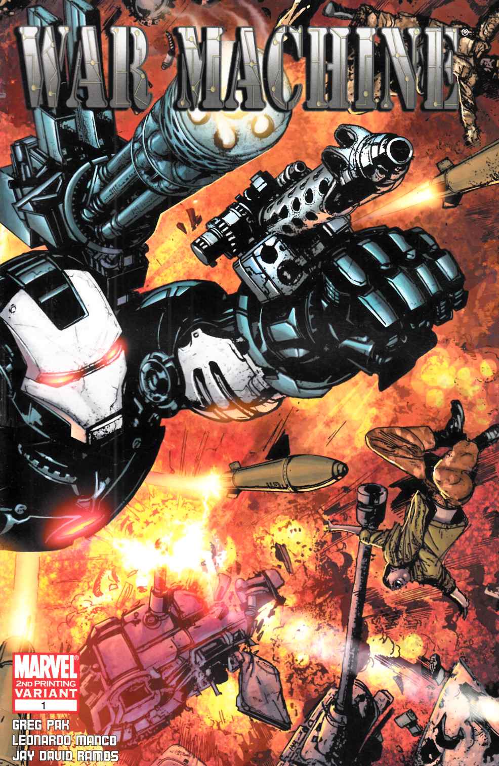 War Machine #1 Second Printing Very Fine (8.0) [Marvel Comic] THUMBNAIL
