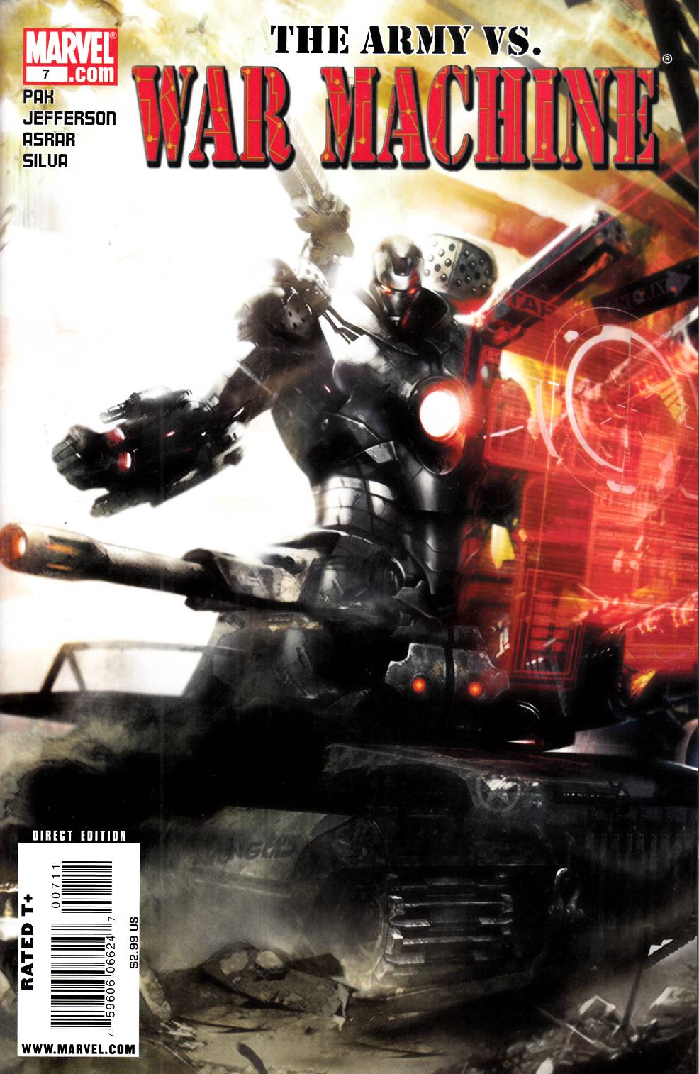 War Machine #7 Very Fine (8.0) [Marvel Comic] LARGE