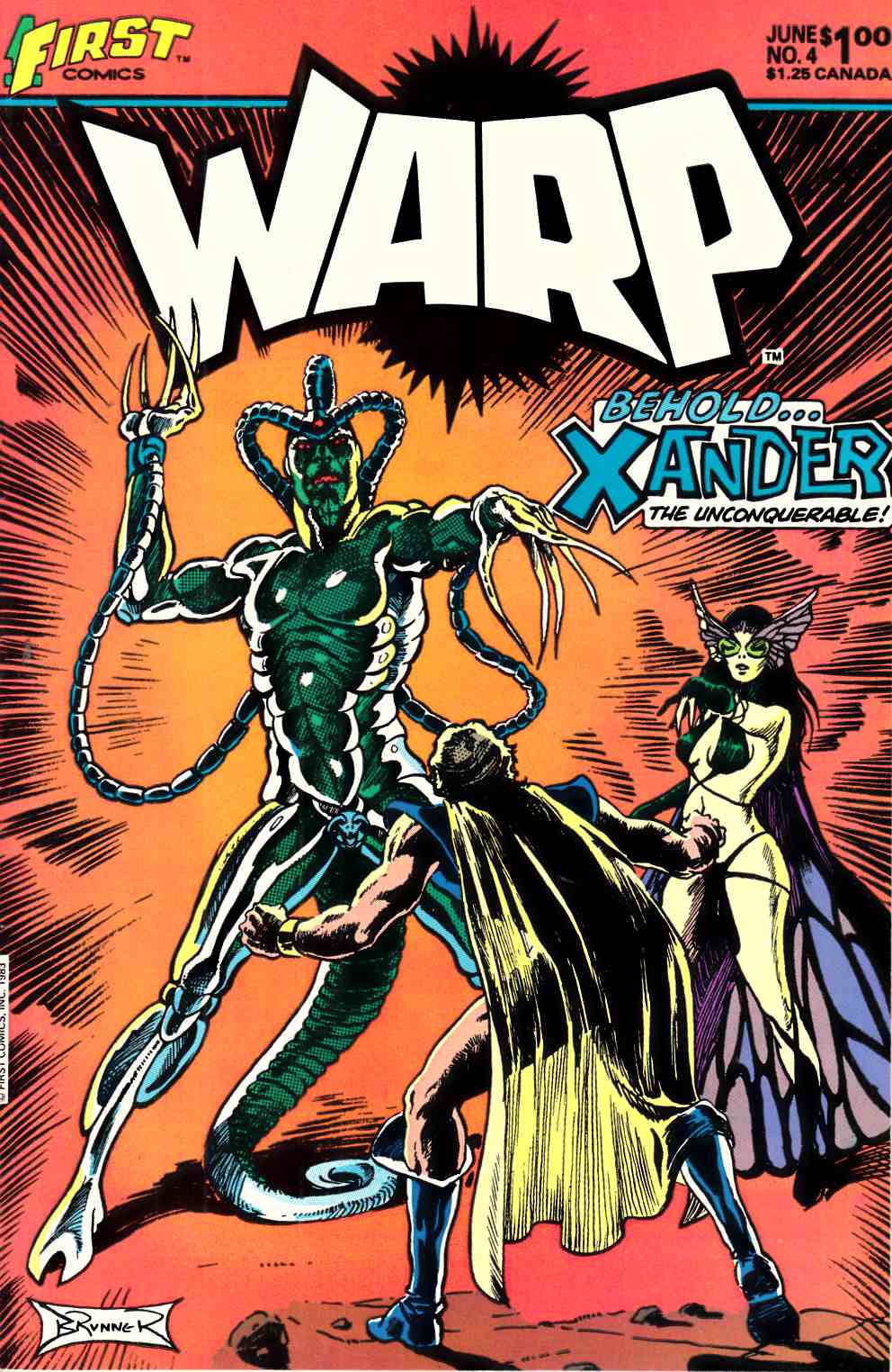 Warp #4 Very Fine (8.0) [First Comic] THUMBNAIL