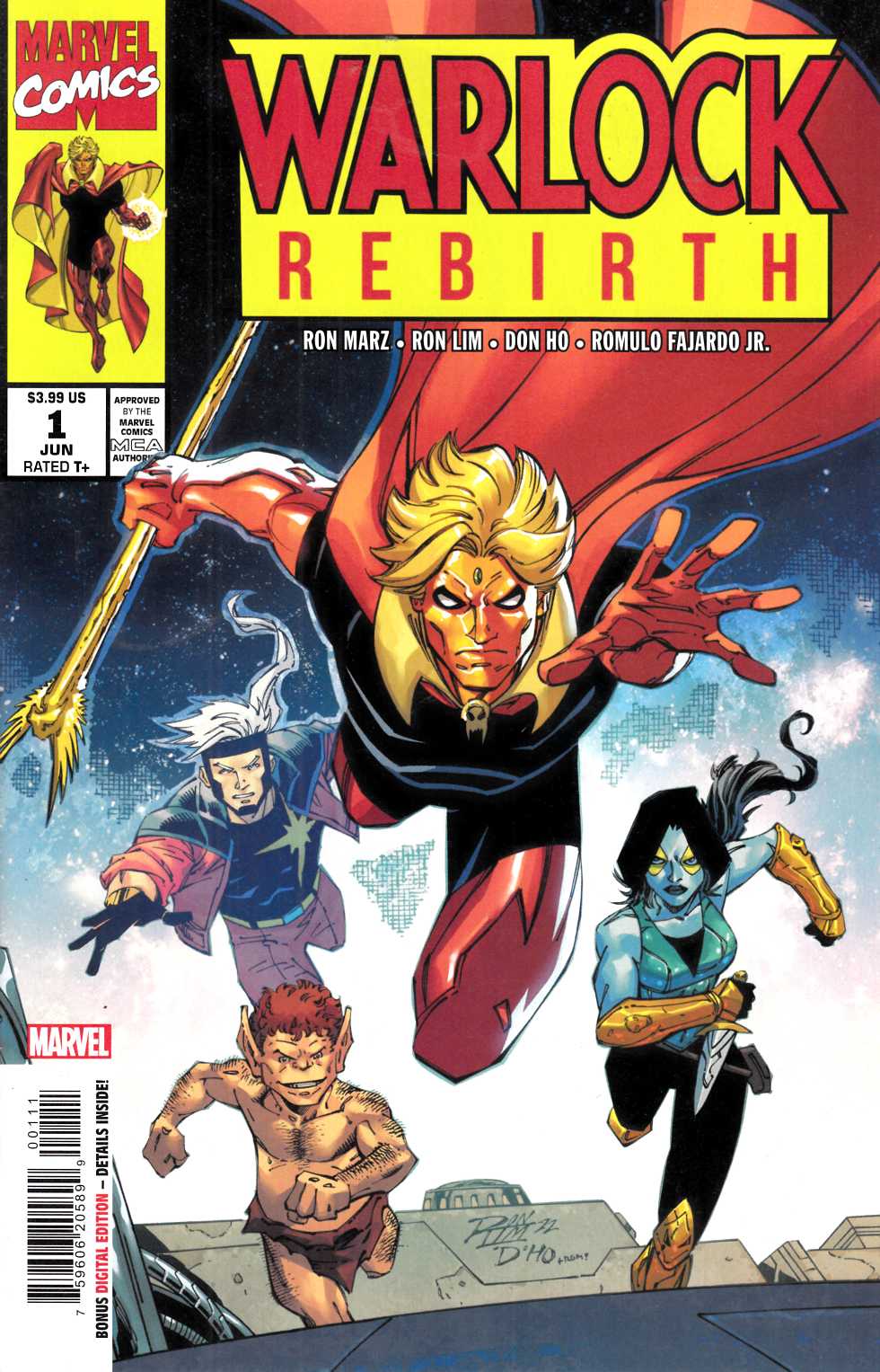 Warlock Rebirth #1 Near Mint (9.4) [Marvel Comic] LARGE