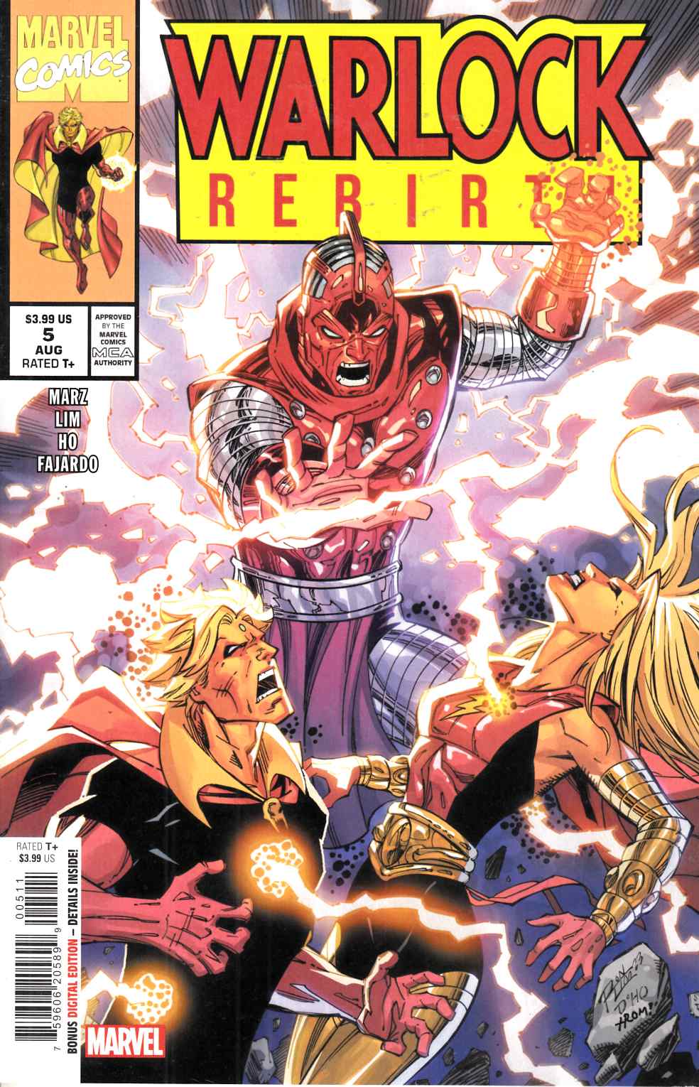 Warlock Rebirth #5 Near Mint (9.4) [Marvel Comic] LARGE