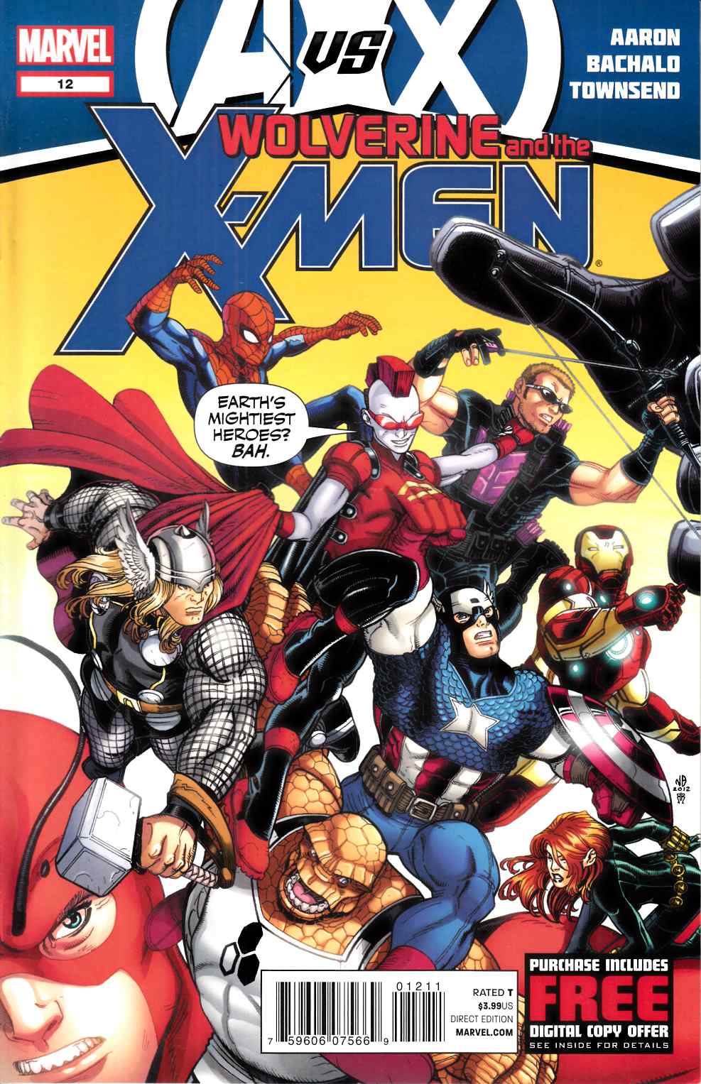 Wolverine and the X-Men #12 Near Mint (9.4) [Marvel Comic] LARGE