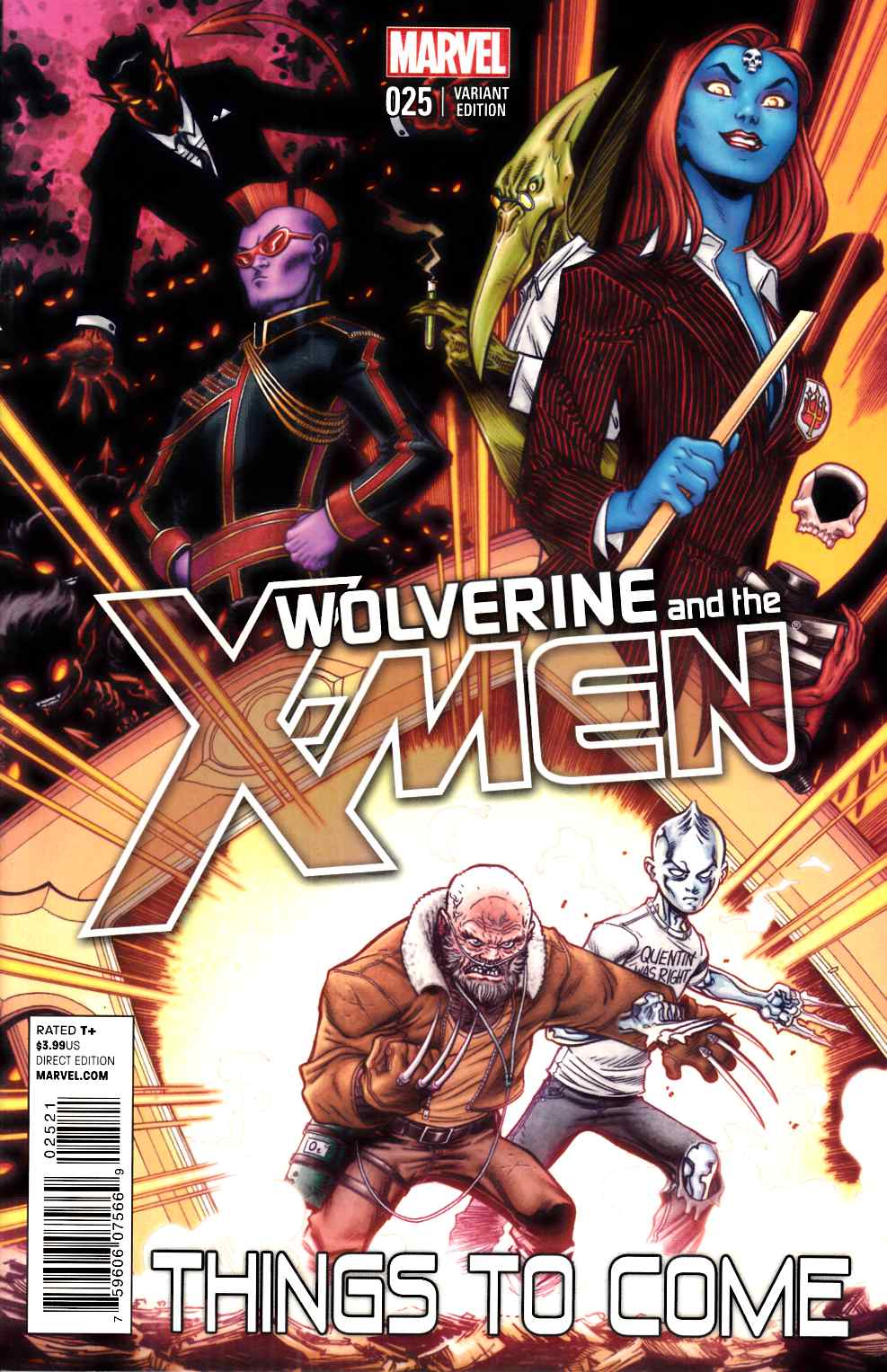 Wolverine and the X-Men #25 McGuinness Variant Cover Near Mint (9.4) [Marvel Comic] LARGE