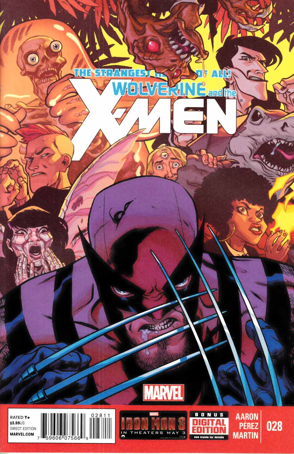 Wolverine and the X-Men #28 Near Mint (9.4) [Marvel Comic] LARGE