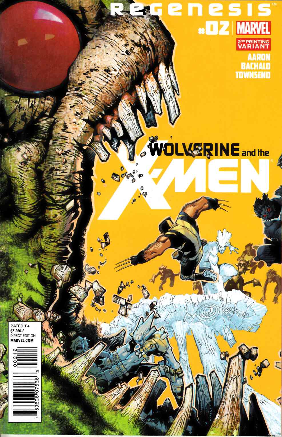 Wolverine and the X-Men #2 Second Printing Very Fine (8.0) [Marvel Comic] LARGE