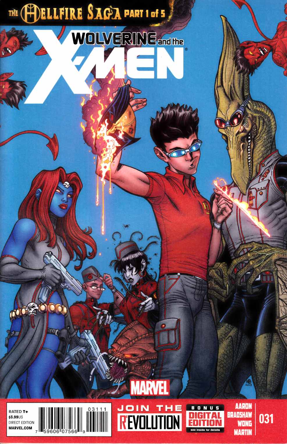 Wolverine and the X-Men #31 Near Mint (9.4) [Marvel Comic] THUMBNAIL