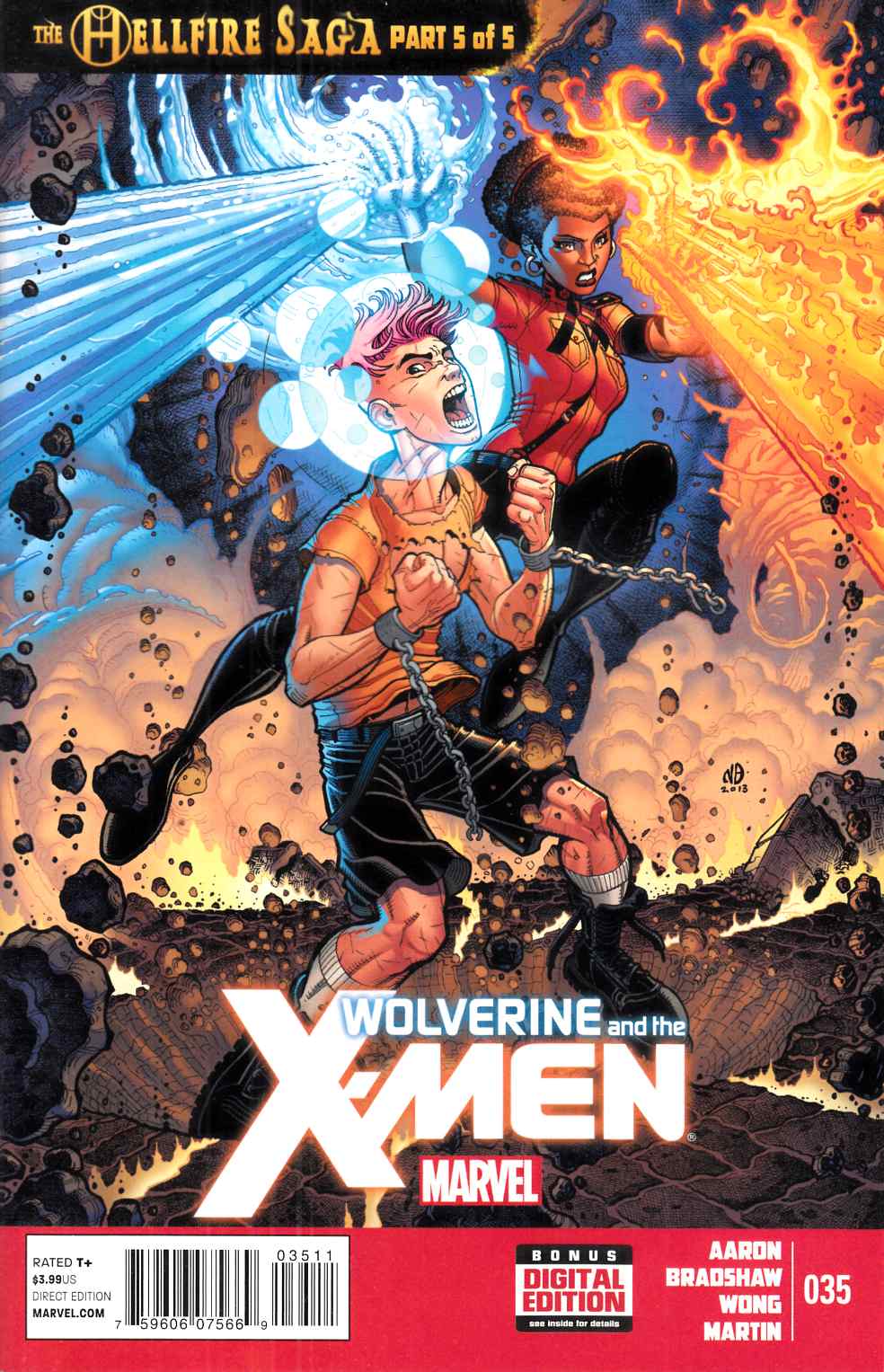 Wolverine and the X-Men #35 Near Mint (9.4) [Marvel Comic] LARGE