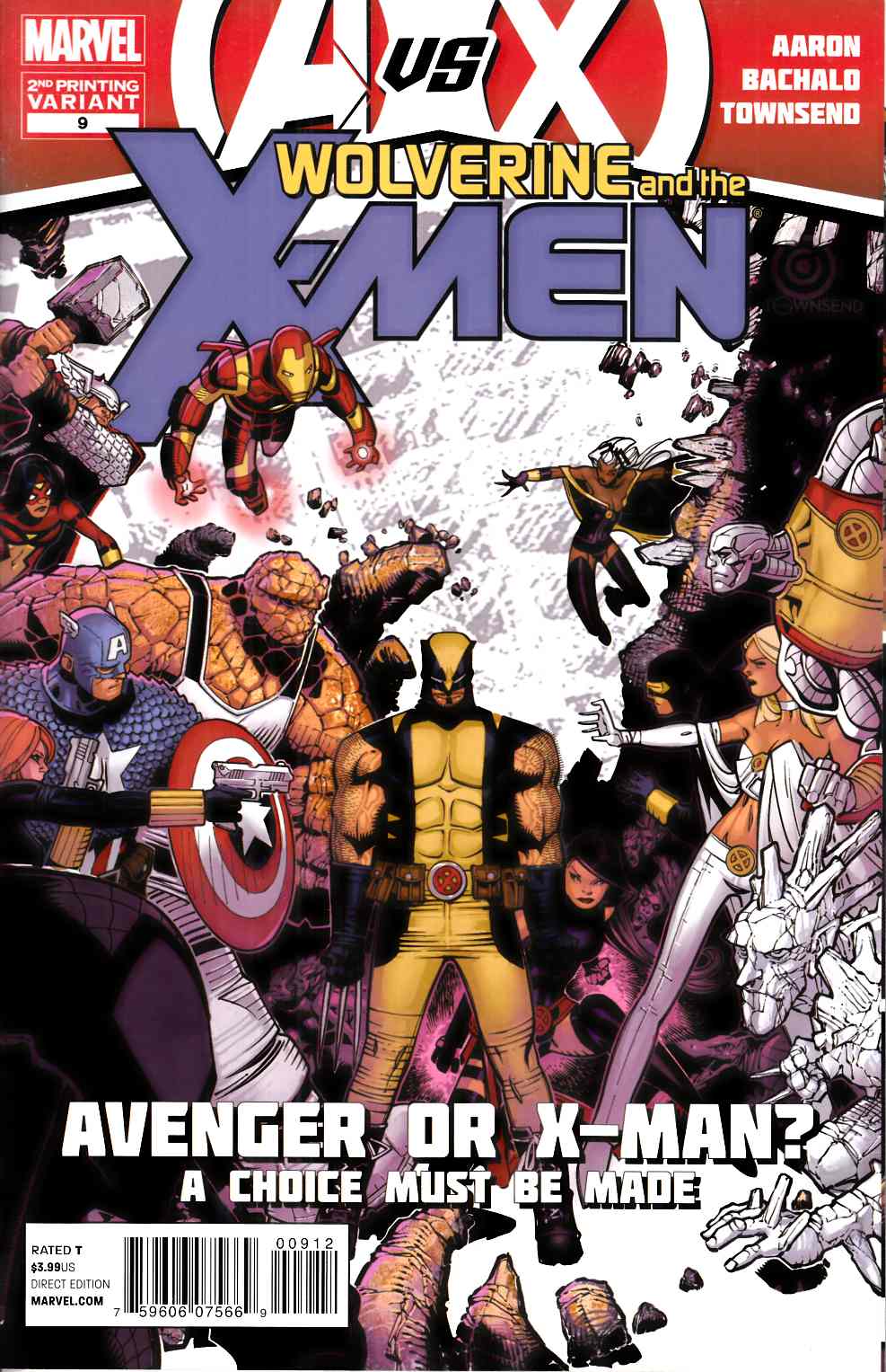Wolverine and the X-Men #9 Second Printing Near Mint (9.4) [Marvel Comic] LARGE