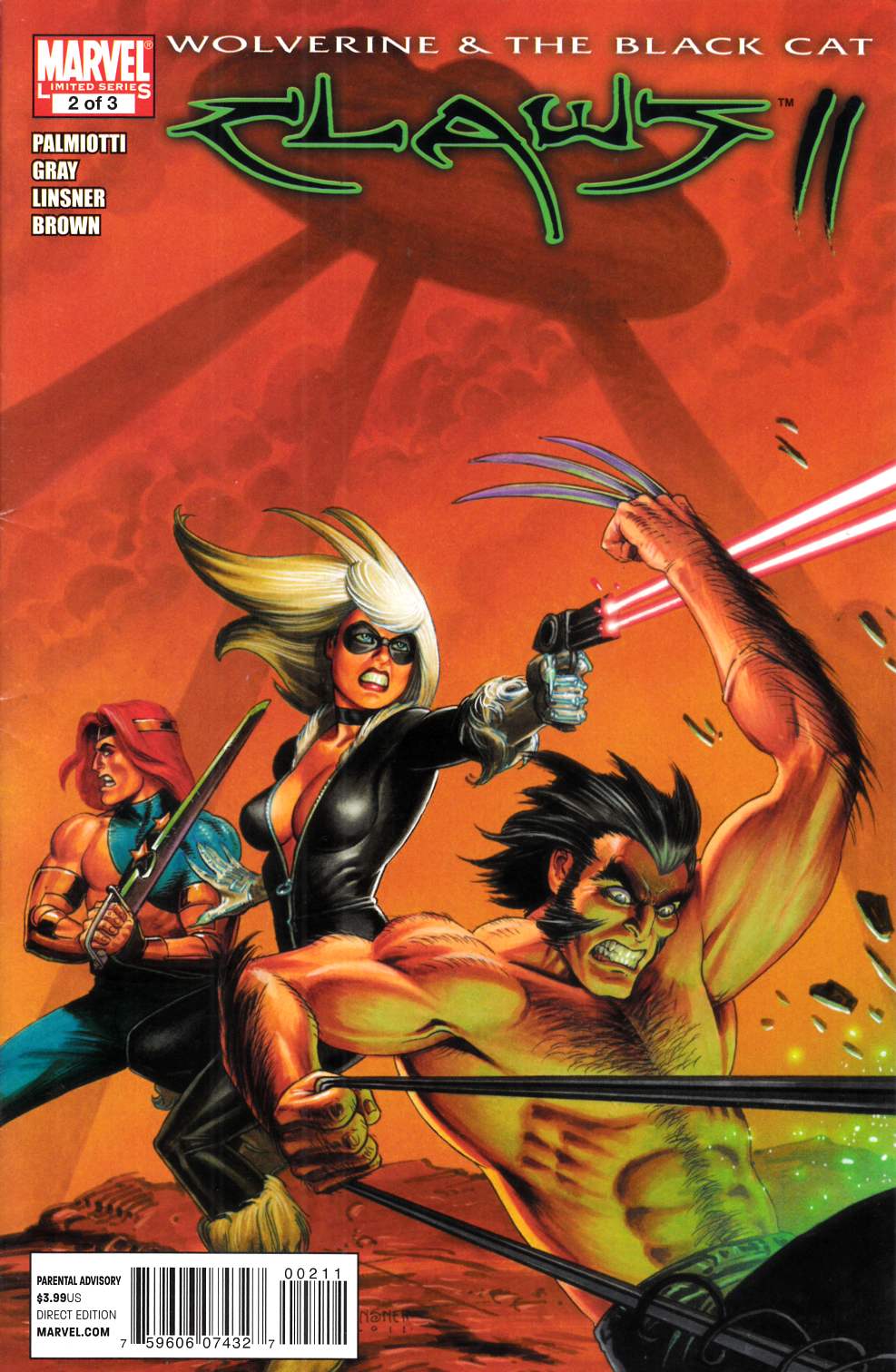 Wolverine and Black Cat Claws 2 #2 Fine (6.0) [Marvel Comic] LARGE