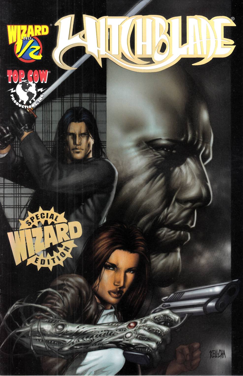 Witchblade #1/2 Gold Wizard Edition (8.0) [Image Comic] LARGE