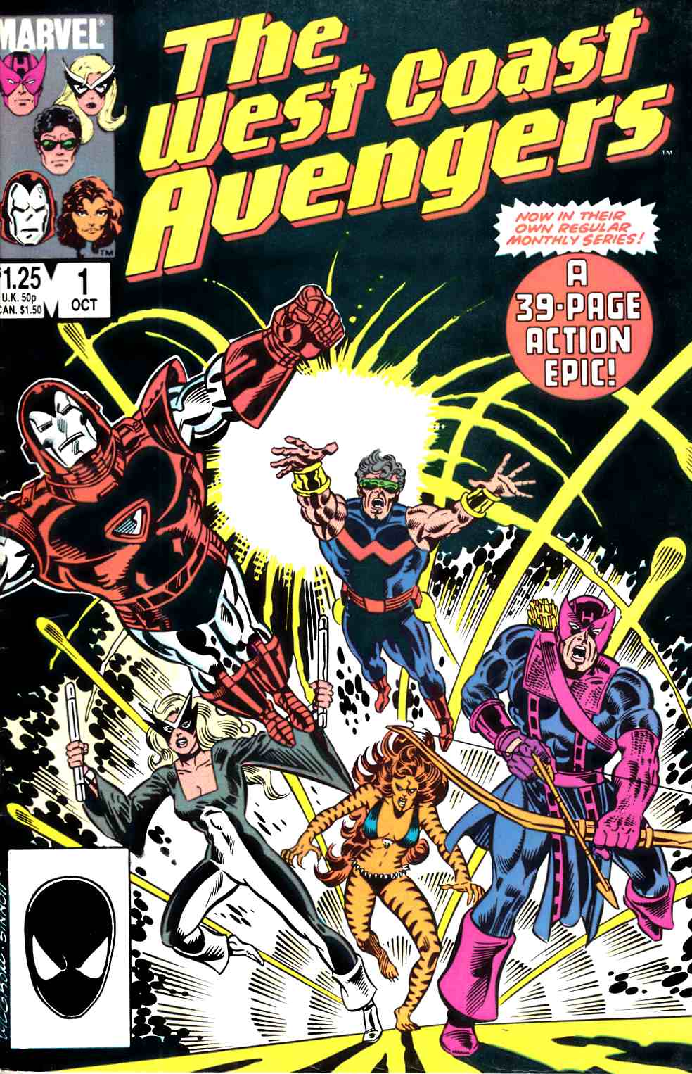 West Coast Avengers #1 Very Fine (8.0) [Marvel Comic] MAIN