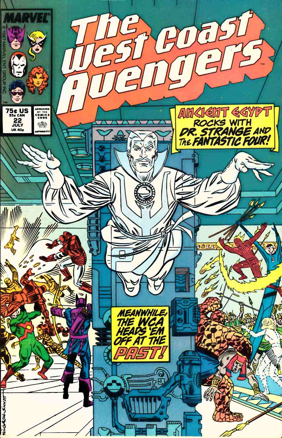 West Coast Avengers #22 Very Fine (8.0) [Marvel Comic] LARGE