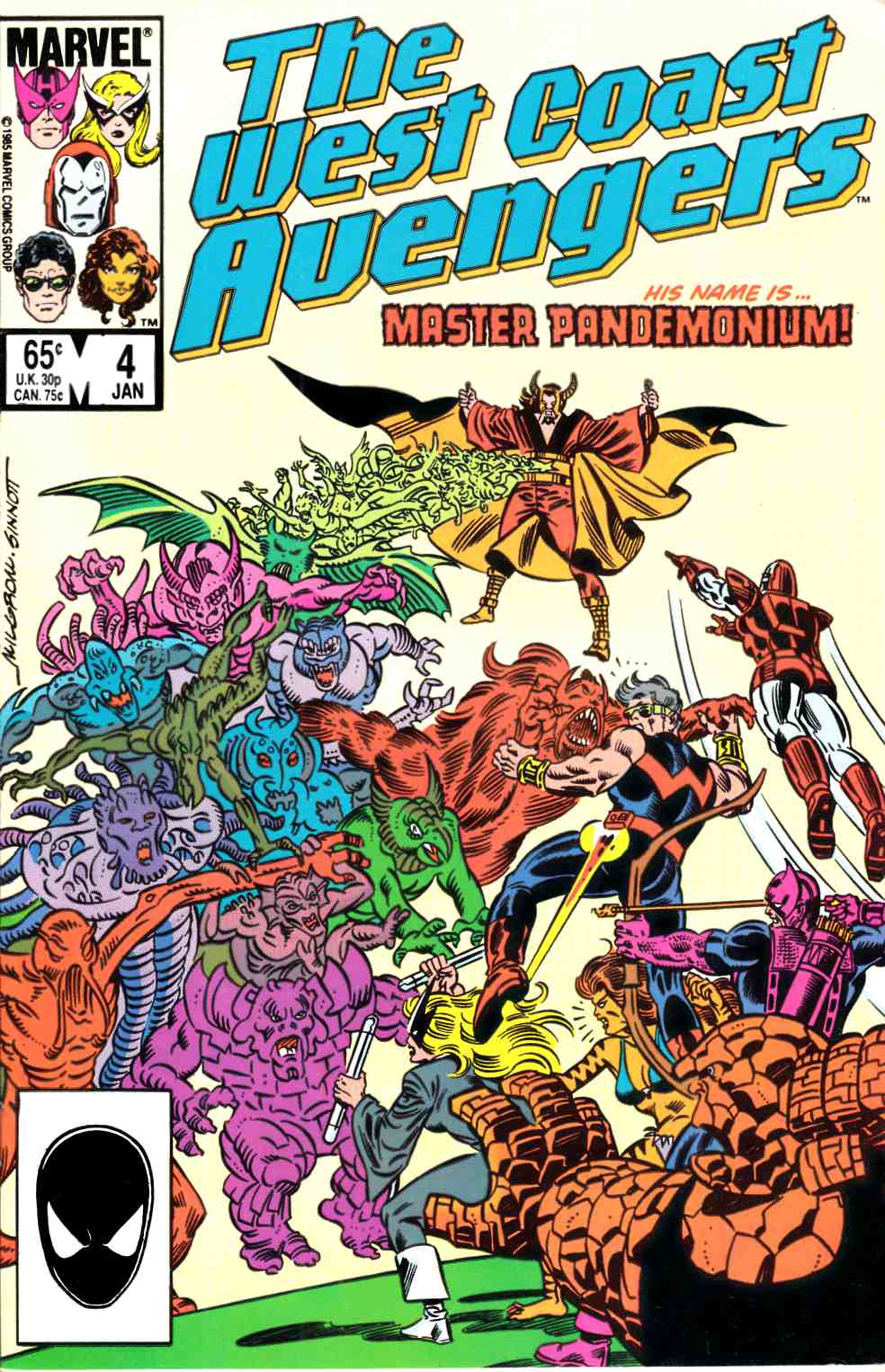West Coast Avengers #4 Very Fine (8.0) [Marvel Comic] THUMBNAIL