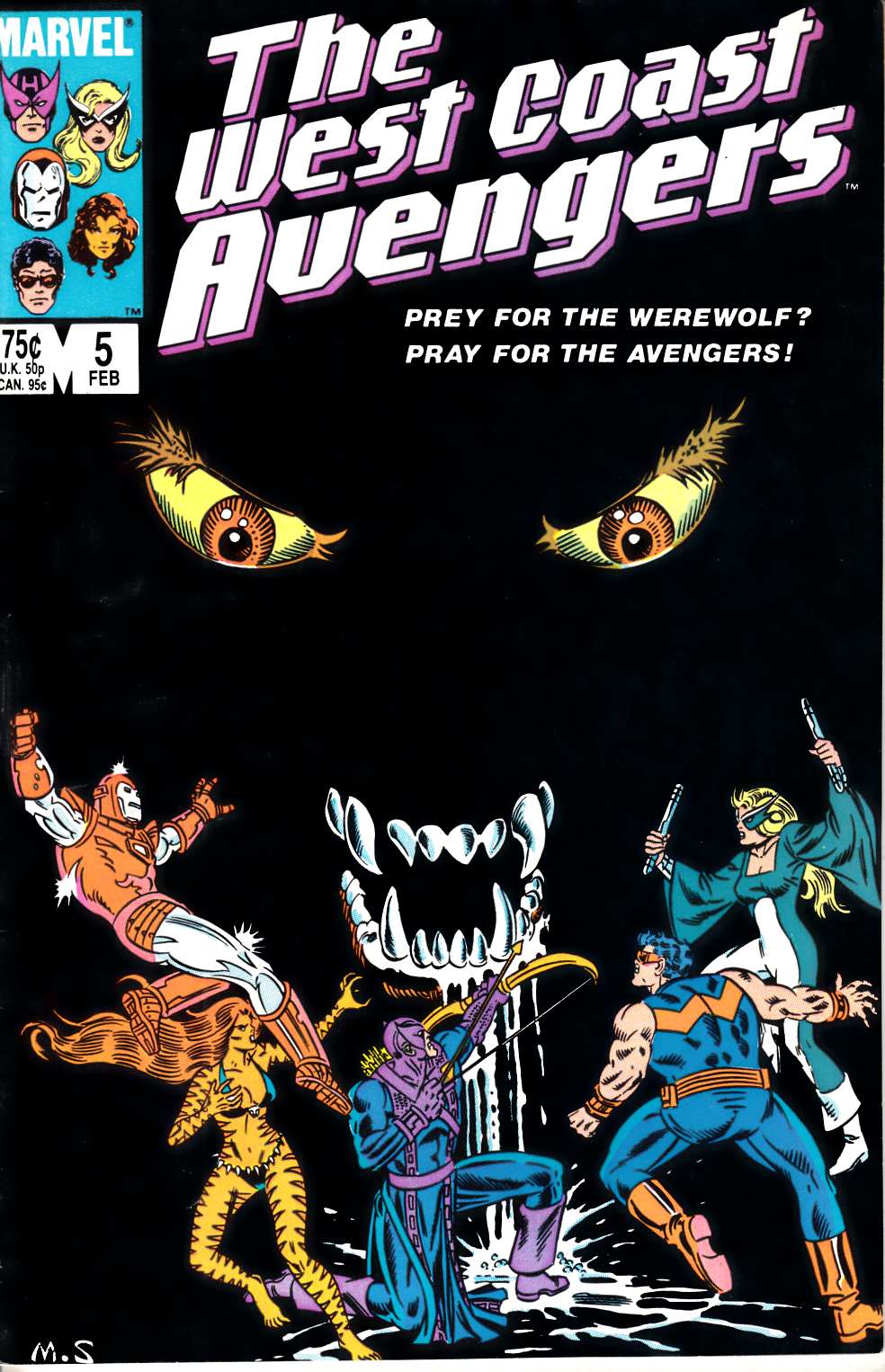 West Coast Avengers #5 Very Fine (8.0) [Marvel Comic] LARGE