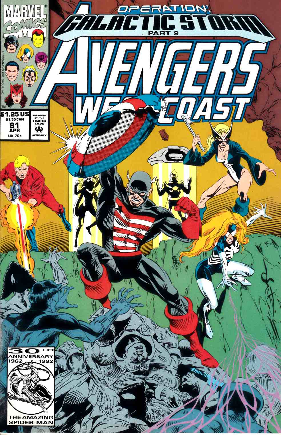 Avengers West Coast #81 Very Fine (8.0) [Marvel Comic] THUMBNAIL