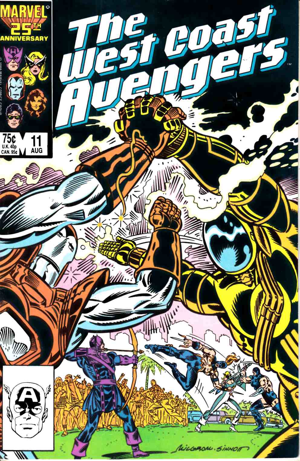 West Coast Avengers #11 Very Fine (8.0) [Marvel Comic] LARGE