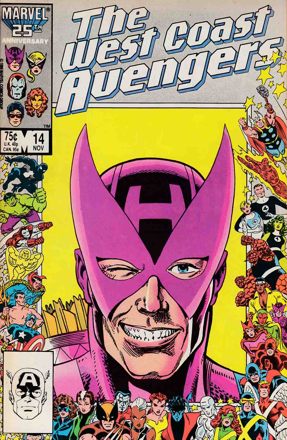 West Coast Avengers #14 Very Fine (8.0) [Marvel Comic] LARGE