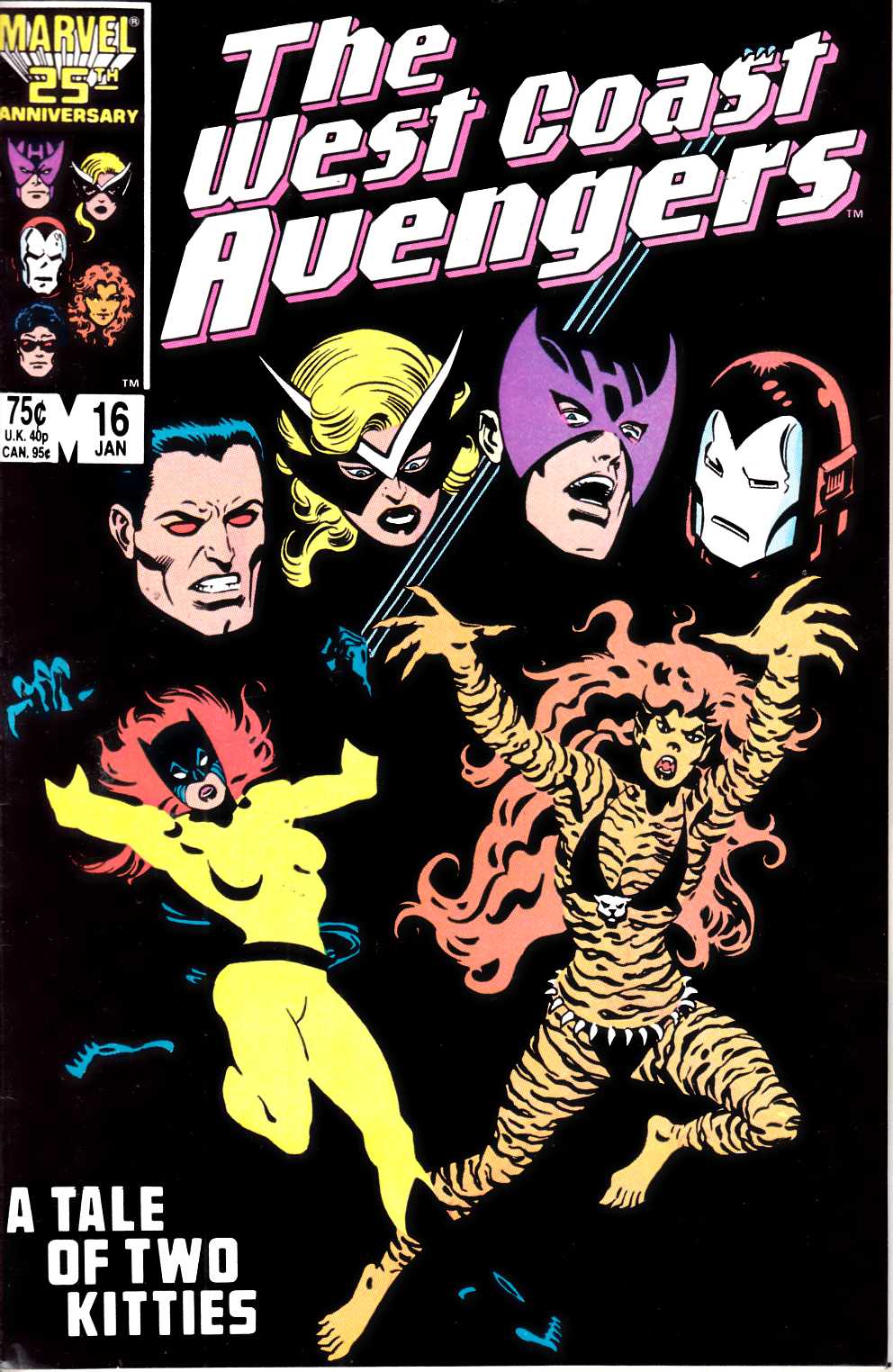West Coast Avengers #16 Very Fine (8.0) [Marvel Comic] LARGE