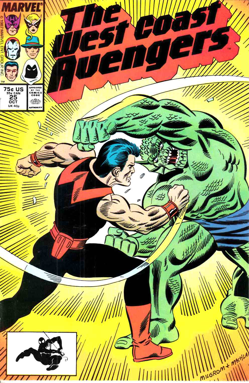 West Coast Avengers #25 Very Fine (8.0) [Marvel Comic] LARGE