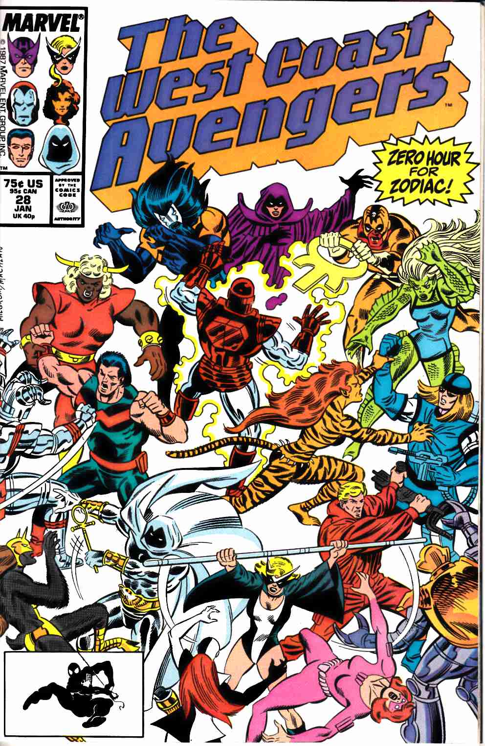 West Coast Avengers #28 Very Fine (8.0) [Marvel Comic] LARGE