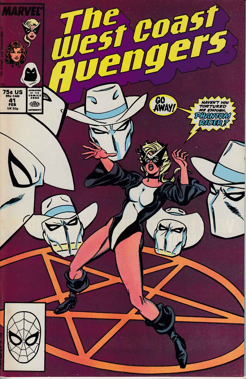 West Coast Avengers #41 Very Fine (8.0) [Marvel Comic] THUMBNAIL